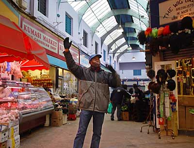 Preacher, Granville Arcade, Brixton Village, Brixton, Lambeth, London SW9, Nov 2003