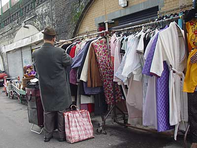 Shopper, Second hand clothes store, Brixton Station Road, Brixton, Lambeth, London SE22