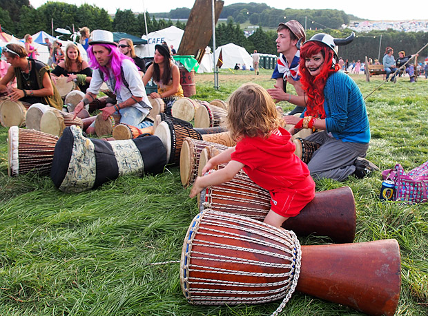 Craft and hippy field at Boomtown Fair festival 2012 at The Bowl ...