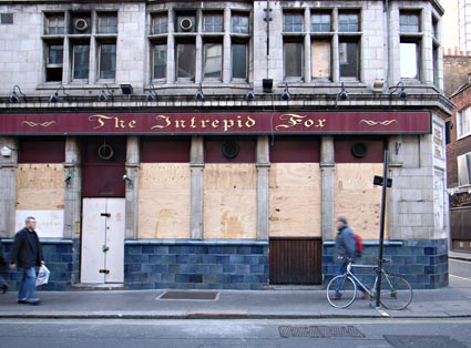 Intrepid Fox pub, 97-99 Wardour Street, Soho, London, W1F 0UD