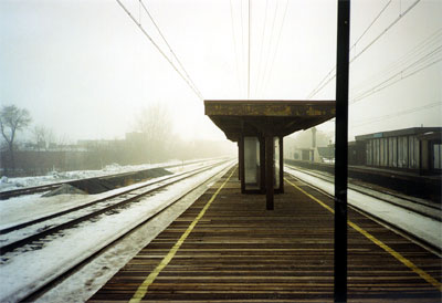empty station, snow