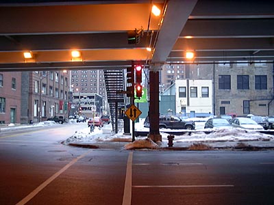 Under the bridge, Chicago, Illinois