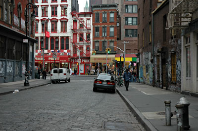 Mercer Street and Canal Street, SoHo, Manhattan, New York, New York City, NYC, USA