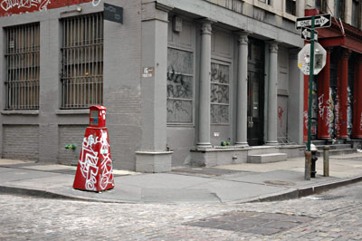 Mercer Street scene, SoHo, Manhattan, New York, New York City, NYC, USA