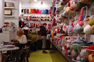 The Point wool shop, 37A Bedford St, Manhattan, New York, New York City, NYC, USA