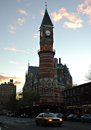 Jefferson Market Library, 425 Sixth Avenue at West 10th St., Manhattan, New York, NYC, USA