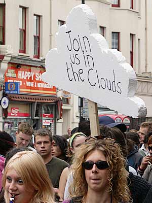 Join us in the clouds, Jayday Cannabis March and Festival, Brixton Road 5th June 2004