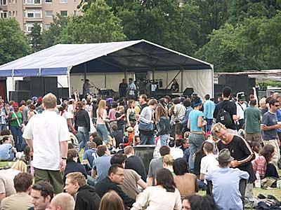 Unity Stage, Jayday Cannabis March and Festival, Brockwell Park 5th June 2004