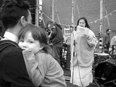 The Worm Lady, Alternative Jubilee Street Party, Foundry, Old Street, 3rd June 2002