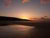 Sunset over Porthmeor Beach, St Ives