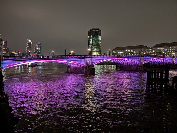 Lights, people, buildings and the river: the Southbank at night in 25 photos