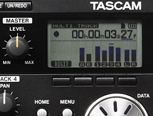 Tascam DP-004 4-Track Portable Recorder for musicians